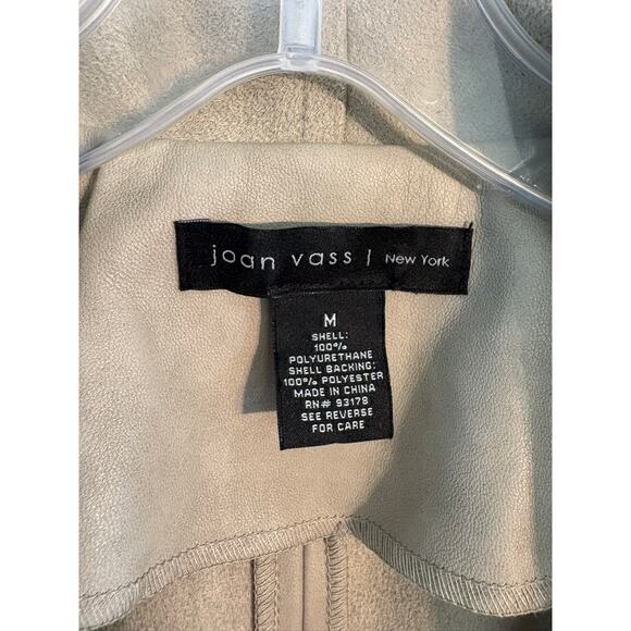 Joan Vass vest faux leather - Picture 4 of 6